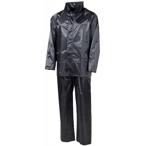 Regenanzug schwarz s 4xl - regenanzug,